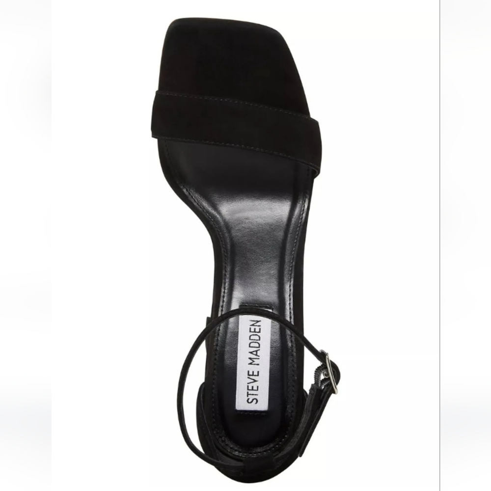 Steve Madden Tiaa Two-piece Dress Sandals Black 8 - Picture 2 of 8